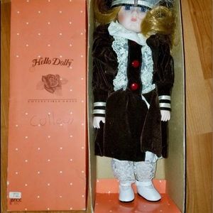 Rare Hello Dolly Porcelain Doll 1988